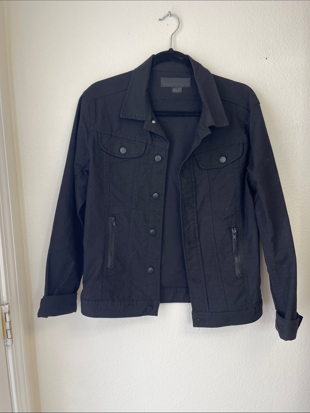 Triumph Black Lightweight Button-Up Jacket